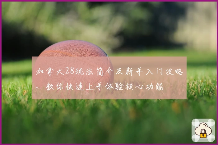 加拿大28玩法简介及新手入门攻略,教你快速上手体验核心功能